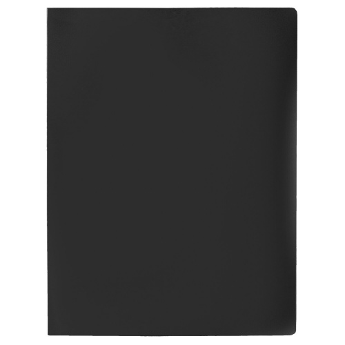 Папка с боковым металлическим прижимом STAFF, до 100 листов, черная фото 2