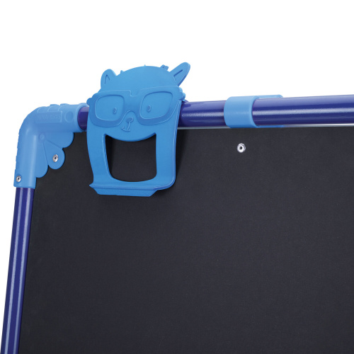 Мольберт растущий для мела/магнитно-маркерный ,BRAUBERG "NIKA KIDS",  53х46 см, синий фото 2
