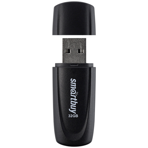 Флеш-диск 32GB SMARTBUY Scout USB 2.0, черный, SB032GB2SCK фото 8