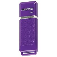 Флеш-диск SMARTBUY Quartz, 32 GB, USB 2.0, фиолетовый