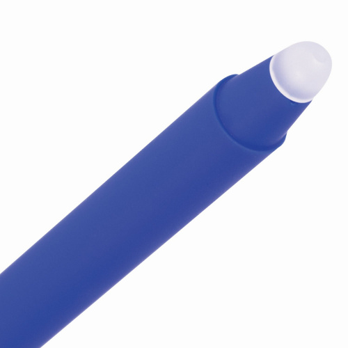 Ручка стираемая гелевая с грипом BRAUBERG "SOFT&SILK", линия письма 0,5 мм, синяя фото 6