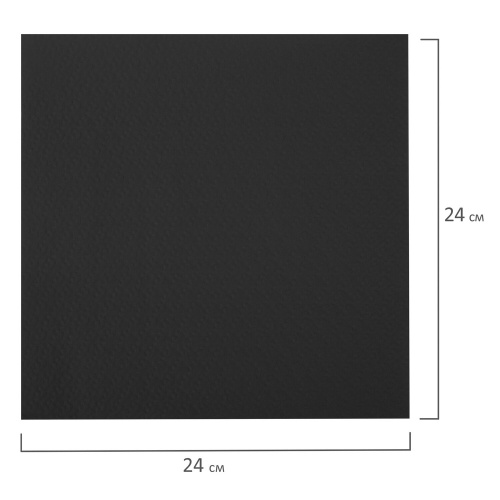 Салфетки бумажные 400 шт., 24х24 см, "Big Pack", черные, 100% целлюлоза, LAIMA, 115401 фото 5
