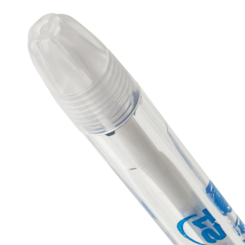 Ручка шариковая масляная PENSAN "Global-21", корпус прозрачный, линия письма 0,3 мм, синяя фото 5