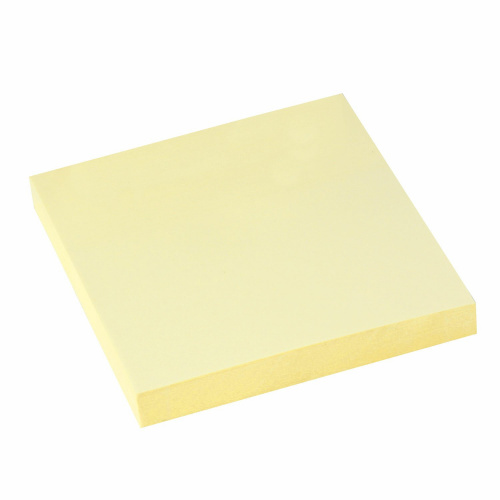 Блок самоклеящийся (стикеры) STAFF, 76х76 мм, 100 листов, желтый фото 4
