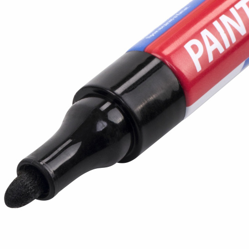 Маркер-краска лаковый BRAUBERG EXTRA (paint marker), 4 мм, черный фото 7