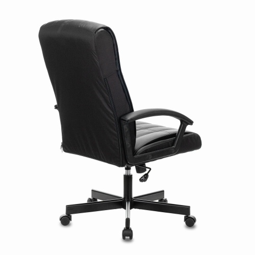 Кресло офисное BRABIX "Quadro EX-524", компактная упаковка, экокожа, черное фото 8