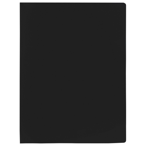 Папка на 2 кольцах STAFF, 21 мм, до 170 листов, 0,5 мм, черная фото 2