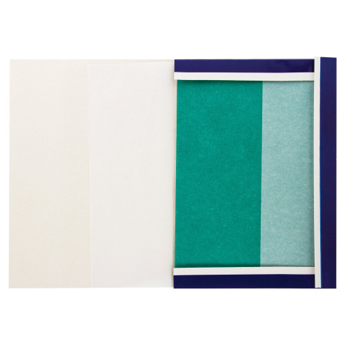 Бумага копировальная (копирка)BRAUBERG, 5 цветов, 10 листов (синяя, белая, красная, желтая, зеленая) фото 4