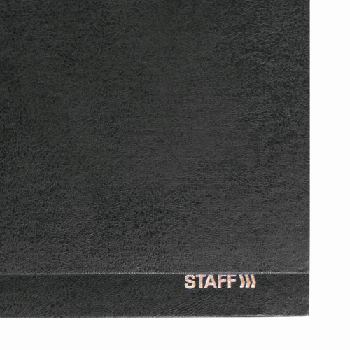 Планинг настольный недатированный STAFF, 285х112 мм, бумвинил, 64 л., черный фото 3