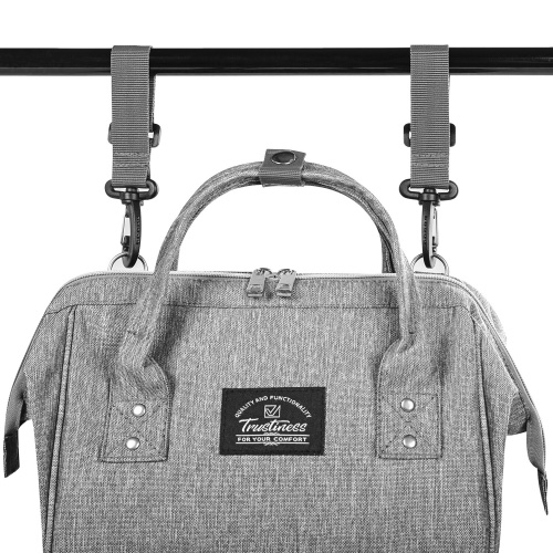 Рюкзак для мамы BRAUBERG MOMMY, 40x26x17 см, с ковриком, крепления на коляску, термокарманы, серый фото 7