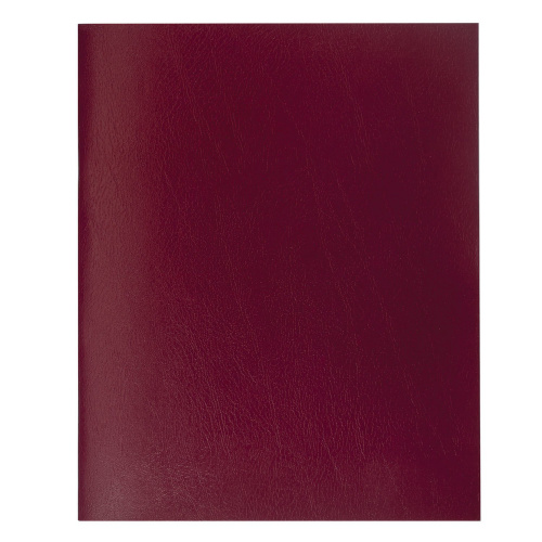 Тетрадь бумвинил STAFF, А4, 96 л., скоба, офсет №2, клетка, бордовый фото 6