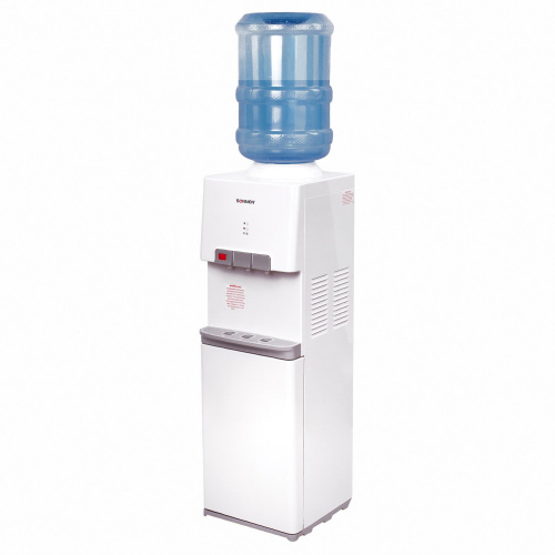 Кулер для воды SONNEN FSE-02MB, напольный, нагрев/охлаждение электронное, 3 крана, белый фото 7