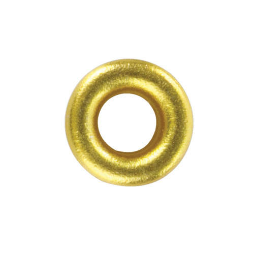 Люверсы BRAUBERG, 250 шт., внутренний диаметр 4,8 мм, длина 4,6 мм, золотистые фото 5
