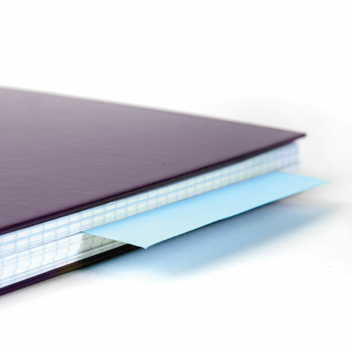 Разделители листов BRAUBERG, полосы 240х105 мм, картонные, 100 штук, голубые фото 4