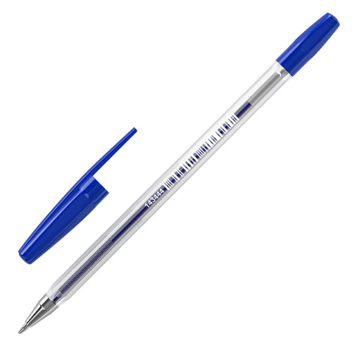 Ручка шариковая BRAUBERG "M-500 CLASSIC", корпус прозрачный, линия письма 0,35 мм, синяя фото 3
