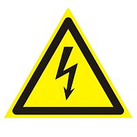 Знак предупреждающий ФОЛИАНТ "Опасность поражения электрическим током", 200х200х200 мм, треугольник