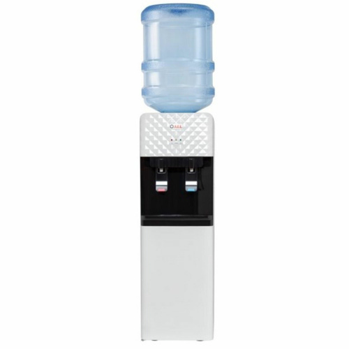Кулер для воды AEL LD-AEL-88c, напольный, нагрев/охлаждение электронное, шкаф, 2 крана, белый