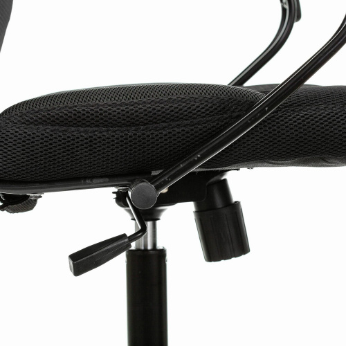 Кресло офисное BRABIX PREMIUM "Stalker EX-608 PL", ткань-сетка/кожзам, черное фото 2