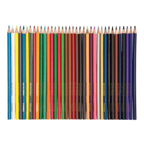 Карандаши цветные ГАММА "Мультики", 36 цветов, заточенные, трехгранные, картонная упаковка фото 2