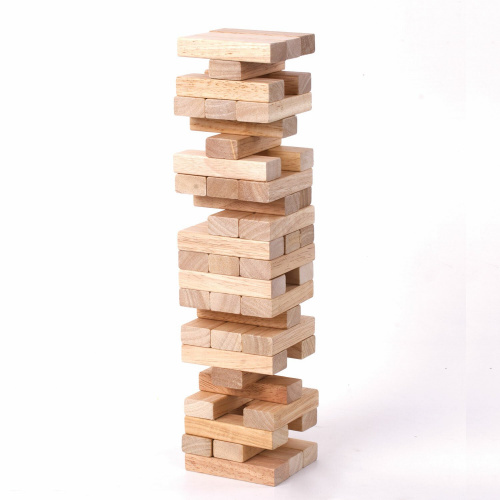 Игра настольная ЗОЛОТАЯ СКАЗКА "БАШНЯ", 48 деревянных блоков фото 6