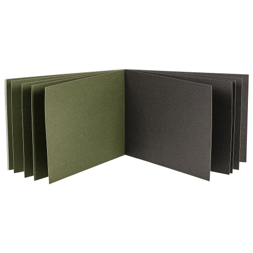 Альбом для пастелиBRAUBERG ART,  630 г/м2, 297x414 мм, 5+5 листов, картон черный+оливковый фото 3