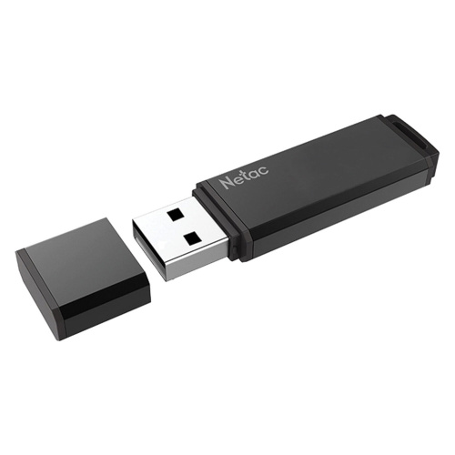 Флеш-диск 64GB NETAC U351, USB 3.0, черный, NT03U351N-064G-30BK фото 2