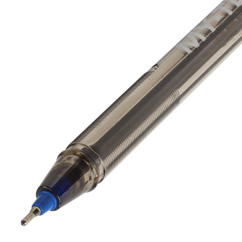 Ручка шариковая масляная PENSAN "My-Tech", игольчатый узел 0,7 мм, линия письма 0,35 мм, синяя фото 4