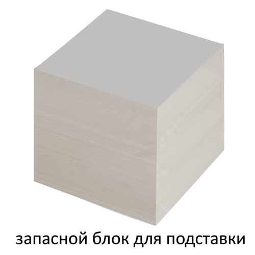 Блок для записей STAFF, непроклеенный, куб 9х9х9 см, белизна фото 2