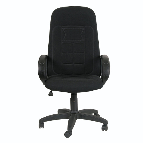 Кресло офисное FELLOWES "Универсал", ткань, черное фото 3