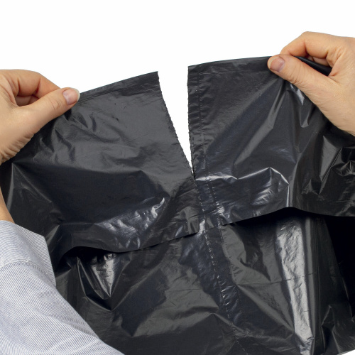 Мешки для мусора ЛЮБАША, 120 л, 65х100 см, 10 шт., черные фото 6