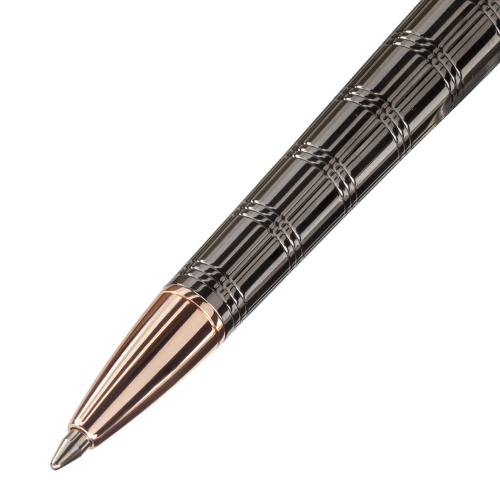 Ручка подарочная шариковая GALANT "COLLAGE", корпус черный/металлический, синяя фото 7
