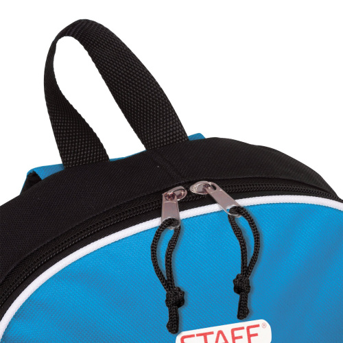 Рюкзак STAFF FLASH, 40х30х16 см, универсальный, сине-черный фото 3