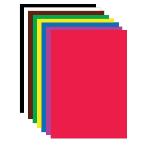 Картон цветной ЮНЛАНДИЯ "Заяц", А5, мелованный, 8 л., 8 цв., в папке, 145х200 мм фото 3