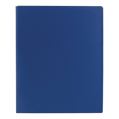 Папка на 4 кольцах BRAUBERG, картон/ПВХ, 35 мм, синяя, до 250 листов фото 5