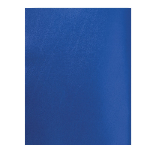 Тетрадь бумвинил STAFF, А4, 96 л., скоба, офсет №2, клетка, синий фото 4