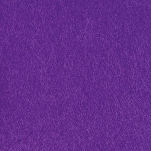 Цветной фетр для творчества в рулоне ОСТРОВ СОКРОВИЩ, 500х700 мм, толщина 2 мм, фиолетовый фото 2