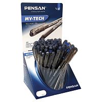 Ручка шариковая масляная PENSAN "My-Tech", линия письма 0,35 мм, синяя