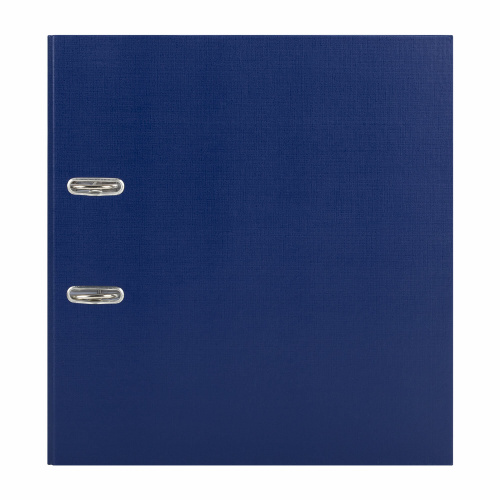 Папка-регистратор ШИРОКИЙ КОРЕШОК 90 мм с покрытием из ПВХ, синяя, BRAUBERG, 271836 фото 9
