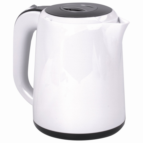 Чайник SONNEN KT-002B, 1,7 л, 2200 Вт, закрытый нагревательный элемент, пластик, белый/черный фото 5