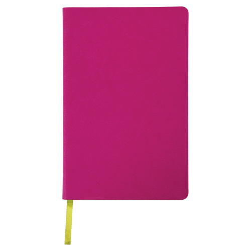 Ежедневник недатированный BRAUBERG "Flex", А5, 138х213 мм, под кожу, гибкий, 136 л., розовый фото 5