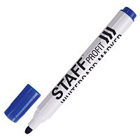 Маркер стираемый для белой доски STAFF "PROFIT", 2,5 мм, синий