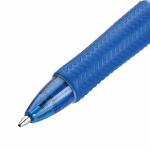 Ручка шариковая автоматическая с грипом PILOT "Acroball", корпус тонированный, синяя фото 2