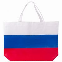Сумка BRAUBERG "Флаг России", триколор, 40х29 см, нетканое полотно