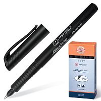 Ручка-роллер KOH-I-NOOR, трехгранная, корпус черный, линия письма 0,3 мм, черная