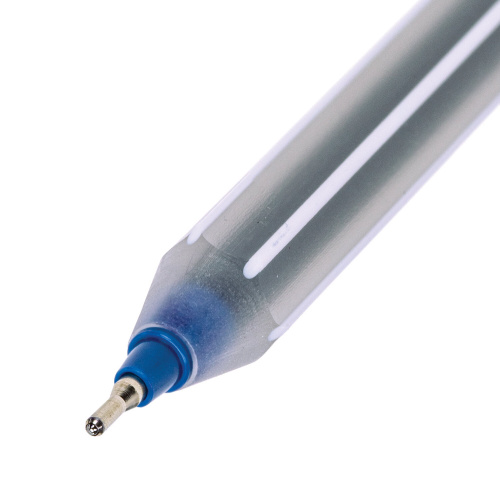 Ручка шариковая масляная PENSAN 1005, СИНЯЯ, корпус прозрачный, узел 0,7 мм, линия письма 0,5 мм фото 3