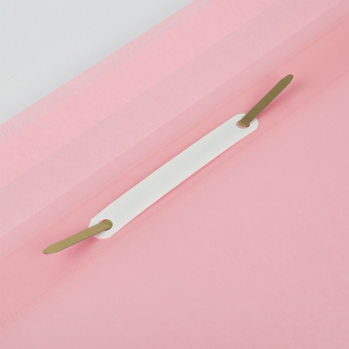 Скоросшиватель пластиковый BRAUBERG "Pastel", А4, 130/180 мкм, цвет персиковый фото 5
