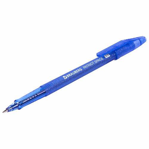 Ручка шариковая РОССИЯ "PATRIOT SPACE", СИНЯЯ, корпус синий, узел 0,7 мм, линия письма 0,35 мм, BRAUBERG, 143965 фото 7