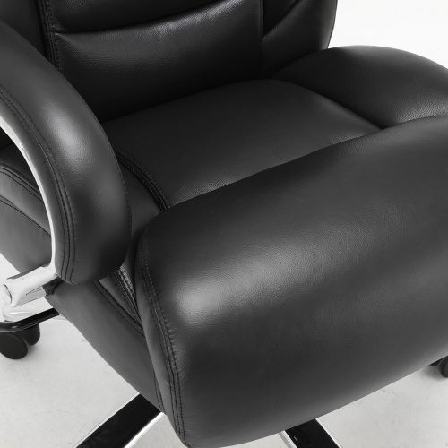 Кресло из натуральной кожи BRABIX PREMIUM "Pride HD-100", до 250 кг, черное фото 6