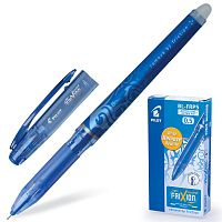 Ручка стираемая гелевая PILOT "Frixion Point", игольчатый узел 0,5 мм, линия письма 0,25 мм, синяя