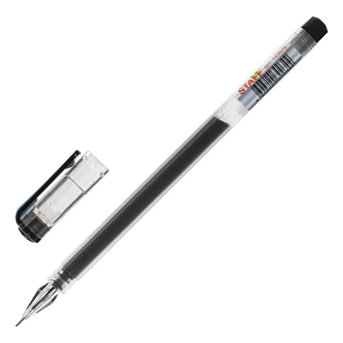 Ручка гелевая STAFF "BRILLIANCE", длина письма 1000 м, линия письма 0,35 мм, черная фото 9